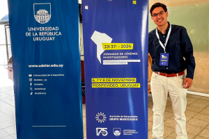 Javier Pismante Aguilera, Estudiante Asociado Del Centro De Energía, Presenta En La 31° Versión De Las Jornadas De Jóvenes Investigadores 2024 De La AUGM En Montevideo, Uruguay