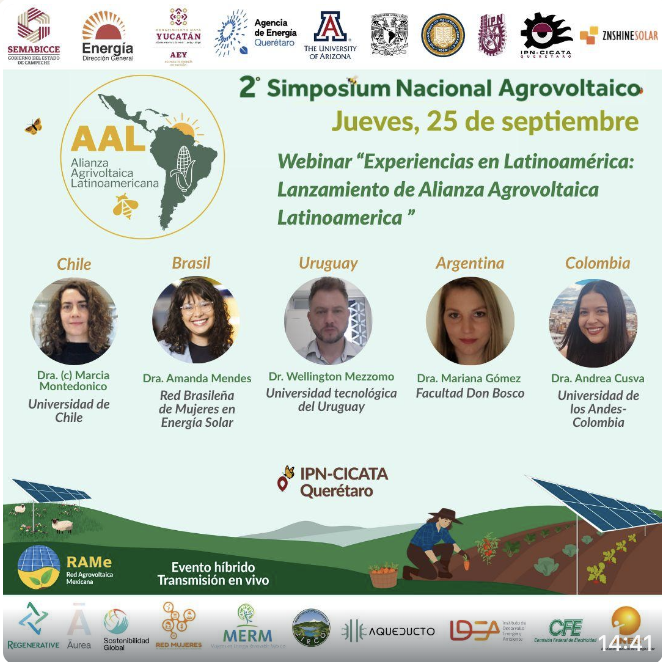 (Español) 2º Simposium Nacional Agrovoltaico – AAL (Alianza Agrovoltaica Latinoaméricana)