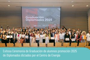El Martes 20 De Enero Se Realizó La Ceremonia De Graduación Y Entrega De Diplomas A Los Alumnos Que Participaron Durante El Año 2025 En Los Diplomados De Hidrógeno Verde Y Sus Derivados; Energías Renovables; Regulación Del Sector Eléctrico Y Cambio Climático Y Desarrollo Resiliente Bajo En Carbono (este último Desarrollado En Conjunto Con El CR2)