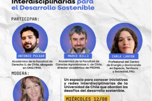 Invitación Al Conversatorio «Ecosistema Redes Interdisciplinarias Para El Desarrollo Sostenible»