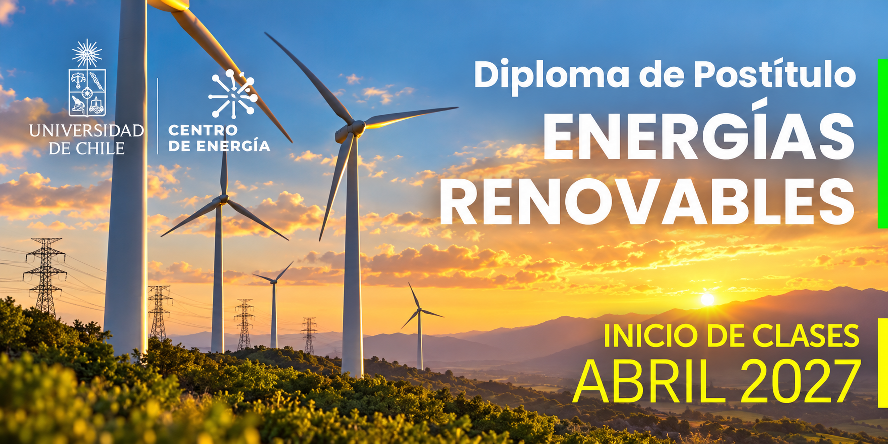Diploma En Energías Renovables (Postulaciones Abiertas Versión 2027)